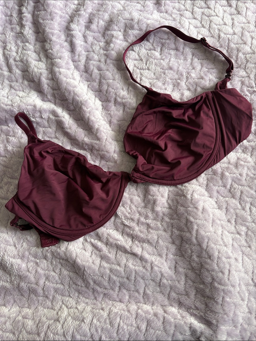 Victoria's Secret Wine Red Unlined Bra